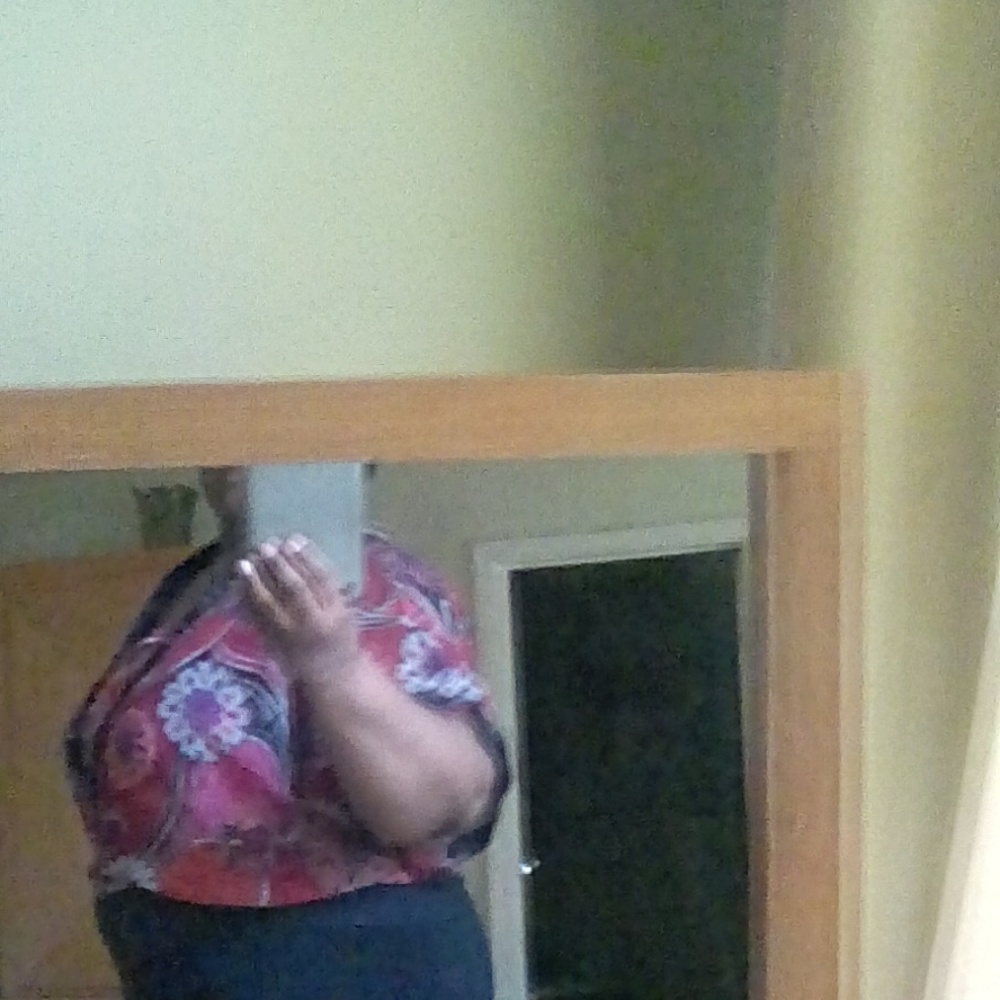 multi jewel tone shirt with black satin detail